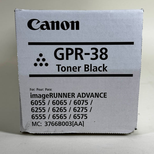 New Canon GPR-38 GS1-128 Black Toner Cartridge