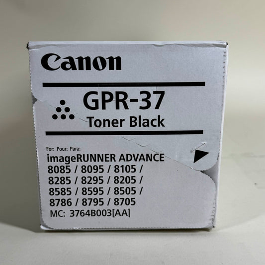 New Canon GPR-37 GS1-128 Black Toner Cartridge