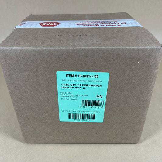 New Pokemon Ascended Heroes Tech Sticker Collection SEALED Case of 12 Blisters