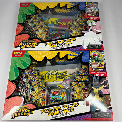 New Pokemon Mega Evolution Ascended Heroes Premium Poster Collection Box 2 Count