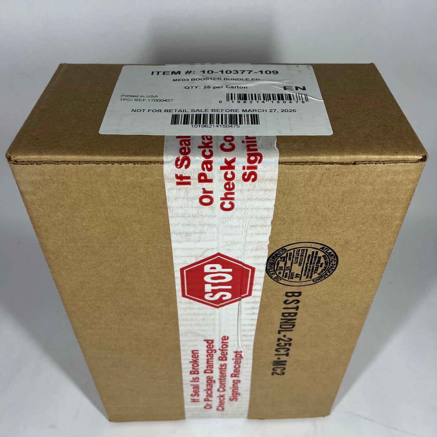 New Pokemon TCG Mega Evolution-Perfect Order Booster Bundle Case (25 Bundles)