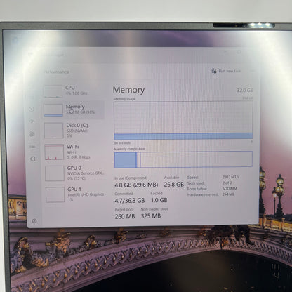 Dell XPS 15 9500 15.6" i7-10750H 2.6GHz 32GB RAM 1TB SSD GeForce GTX 1650 Ti