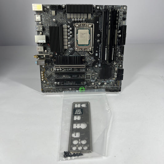 MSI Pro B660M-A Intel i7-12700F 2.1GHz 16GB DDR4 1TB SSD Motherboard Combo