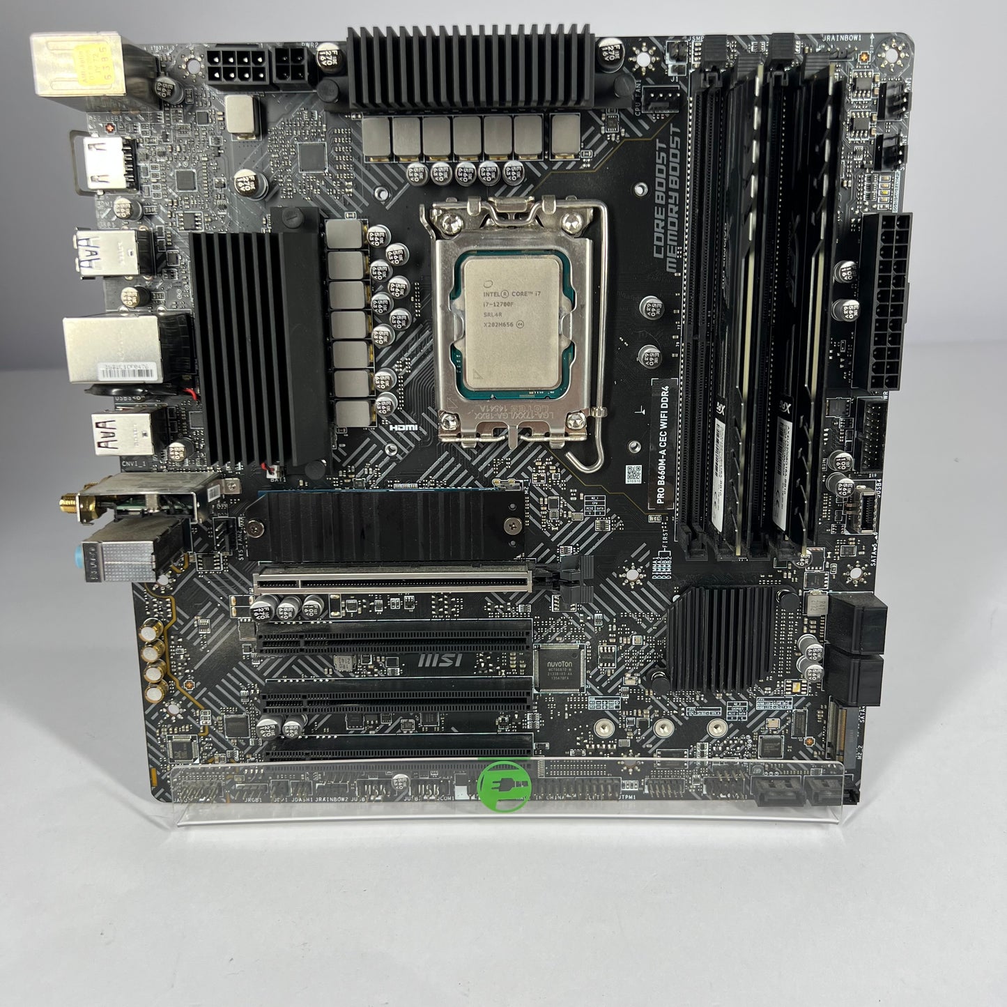 MSI Pro B660M-A Intel i7-12700F 2.1GHz 16GB DDR4 1TB SSD Motherboard Combo