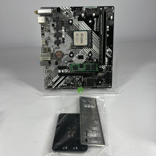 ASRock A320M/ac AMD Ryzen 5 3600 3.6GHz 16GB DDR4 256GB SSD Motherboard Combo