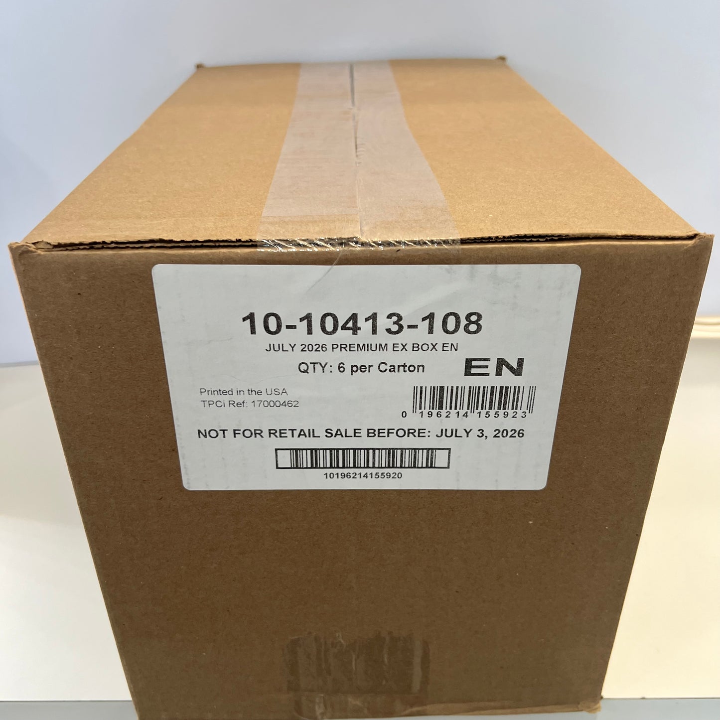New Pokemon Mega Greninja EX Premium Collection ME04 Factory Sealed Case of 6